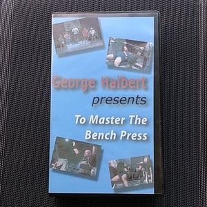 Vintage VHS George Halbert To Master The Bench Press